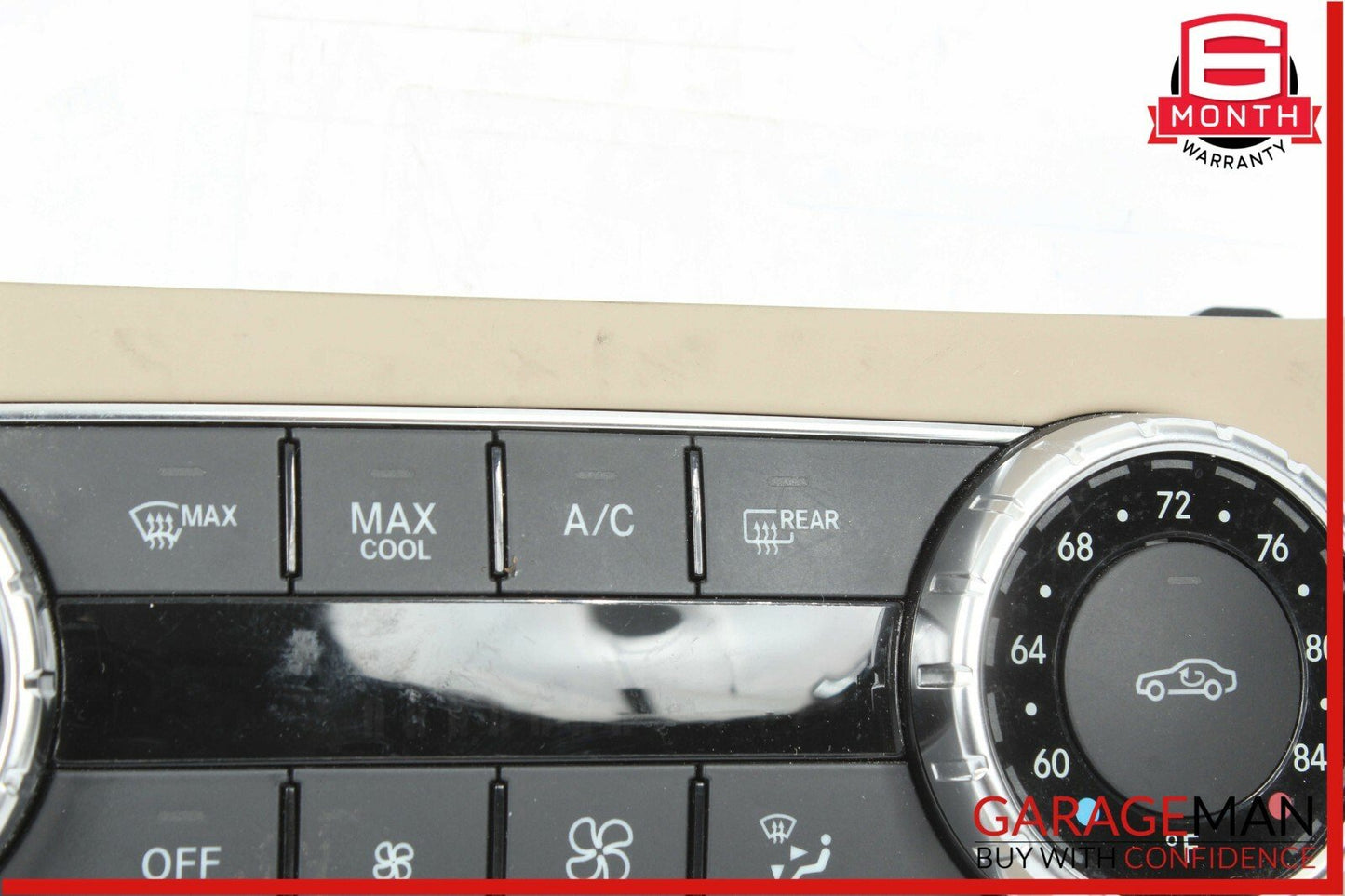 12-14 Mercedes W204 C250 AC A/C Heater Climate Temperature Control Switch Beige