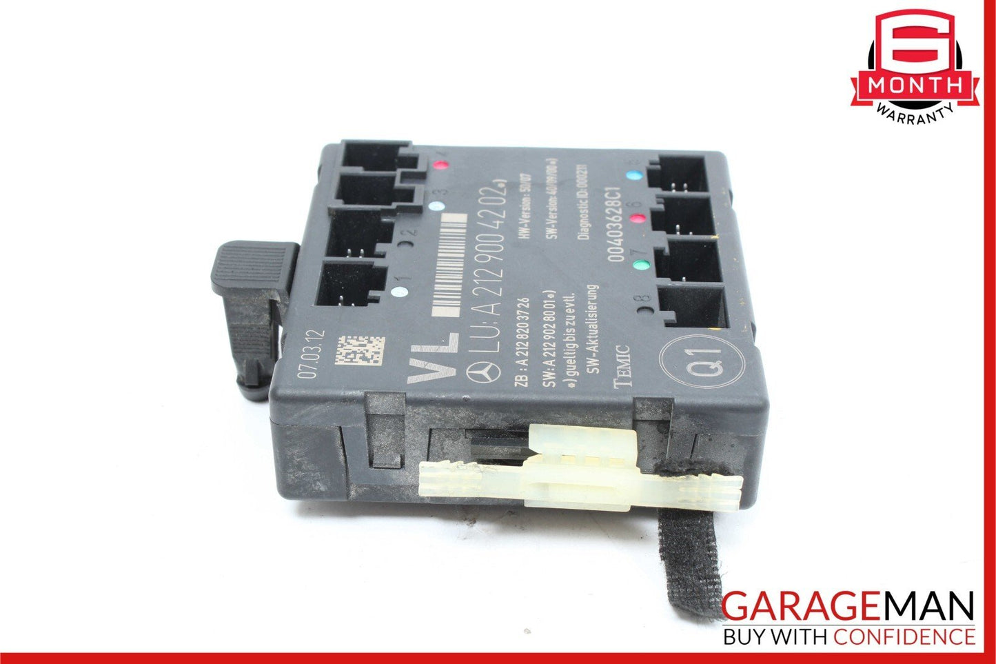 08-18 Mercedes W204 C250 C300 E400 Front Left Side Door Control Module OEM