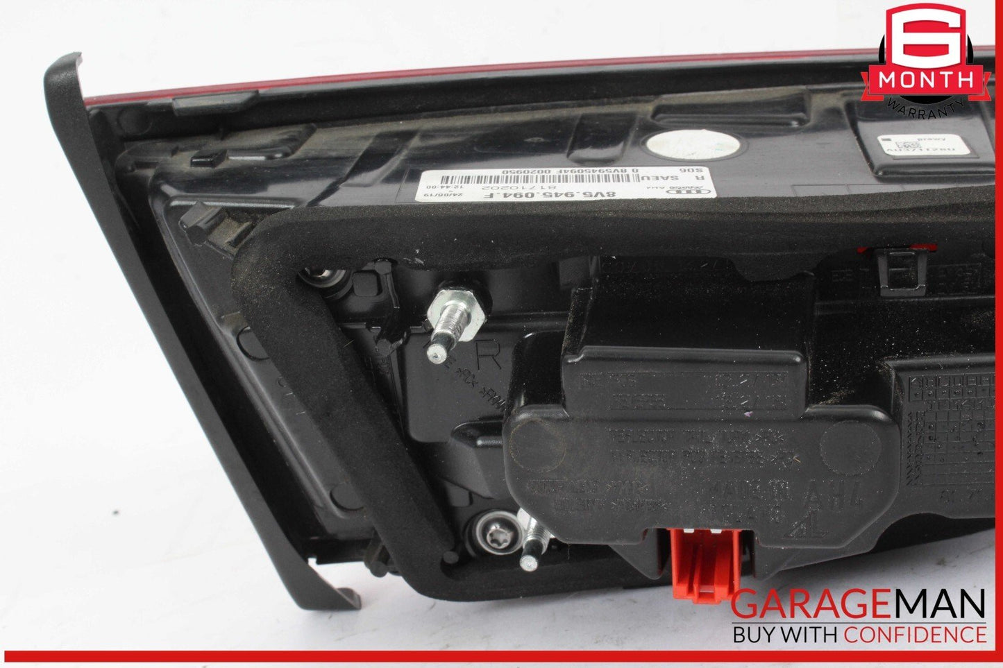 17-20 Audi S3 A3 Rear Right Passenger Side Inner Tail Light Lamp LED 8V5945094F