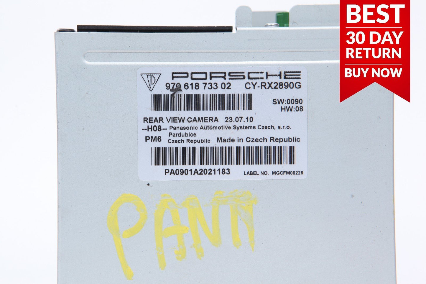 10-15 PORSCHE 970 REAR VIEW CAMERA CONTROL MODULE 97061873302 A28 OEM