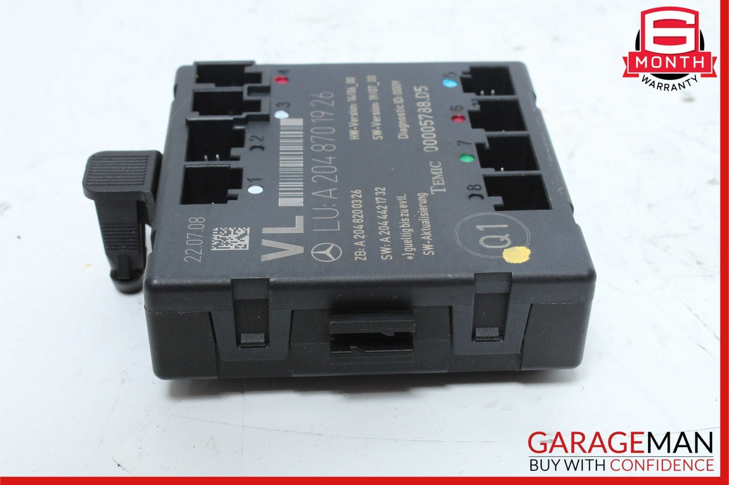 08-18 Mercedes W204 C280 C300 E400 Front Left Side Door Control Module OEM