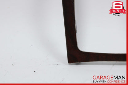 08-15 Mercedes W204 C250 C300 C350 Center Console Shift Shifter Bezel Trim Wood