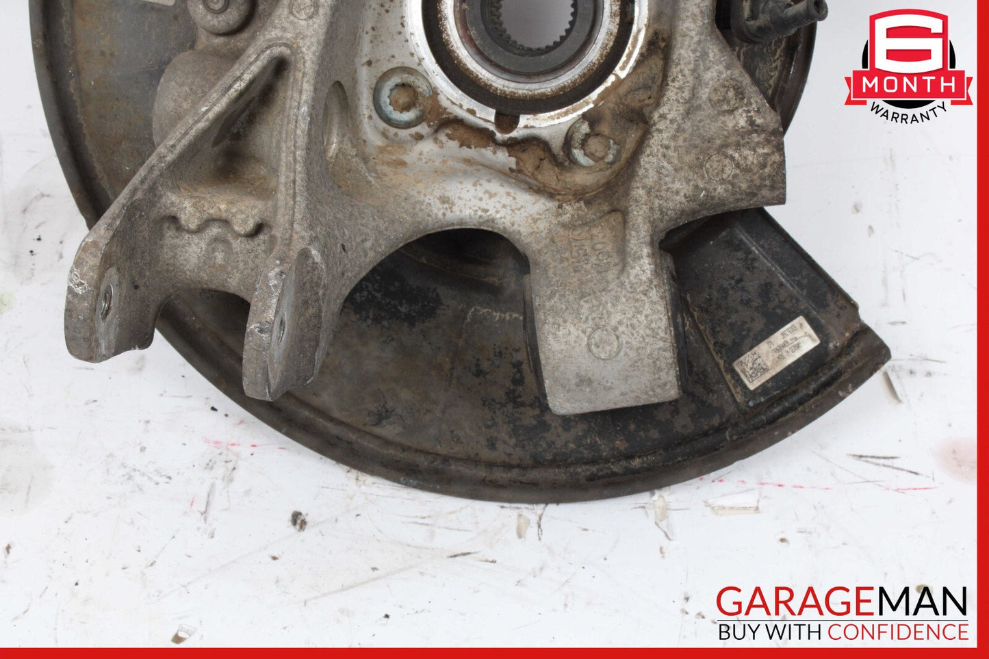 11-17 Porsche Cayenne 958 Rear Left Driver Side Wheel Spindle Knuckle Hub OEM