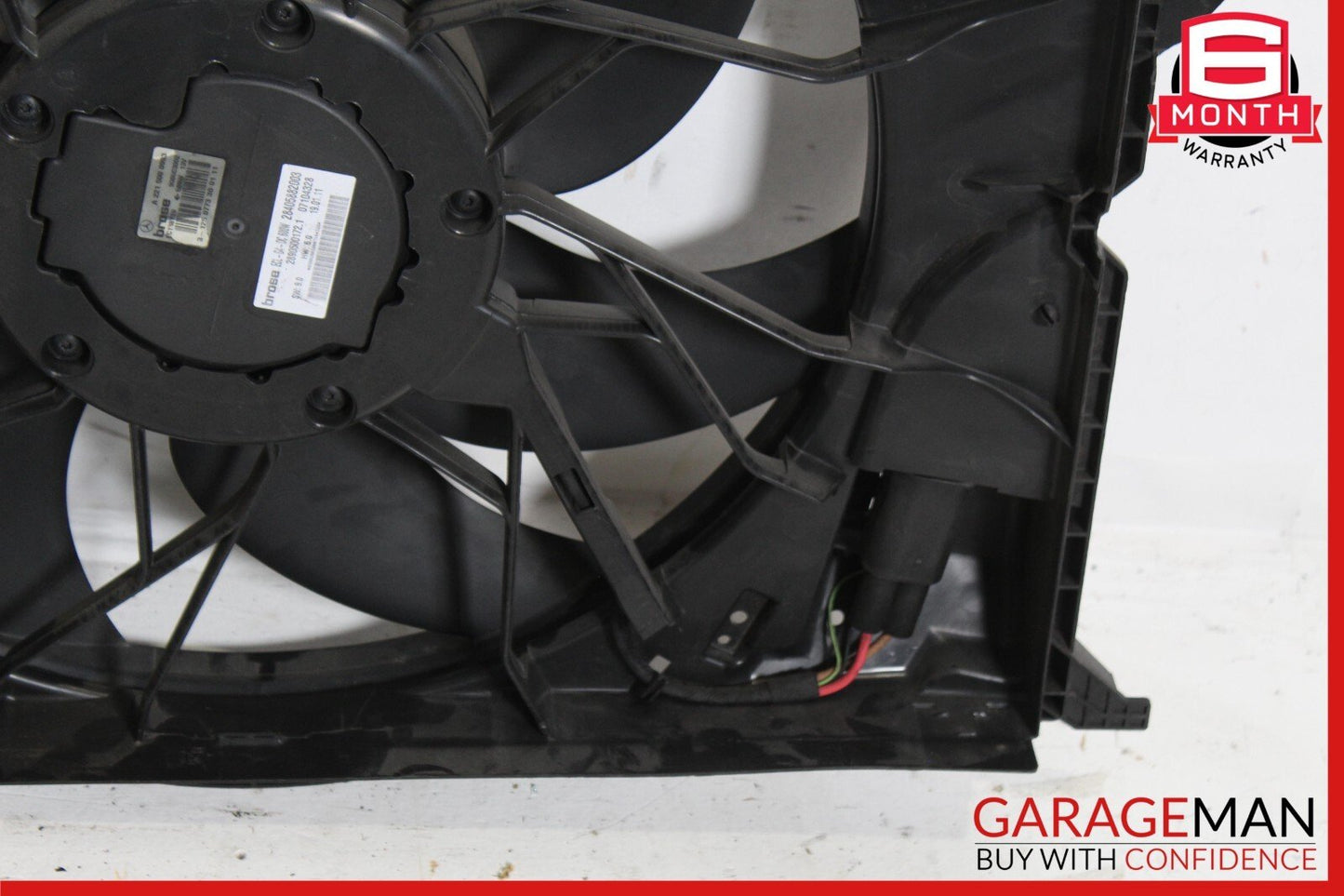 07-13 Mercedes W221 S400 S550 Engine Cooling Fan Motor Assembly 2215000993 OEM