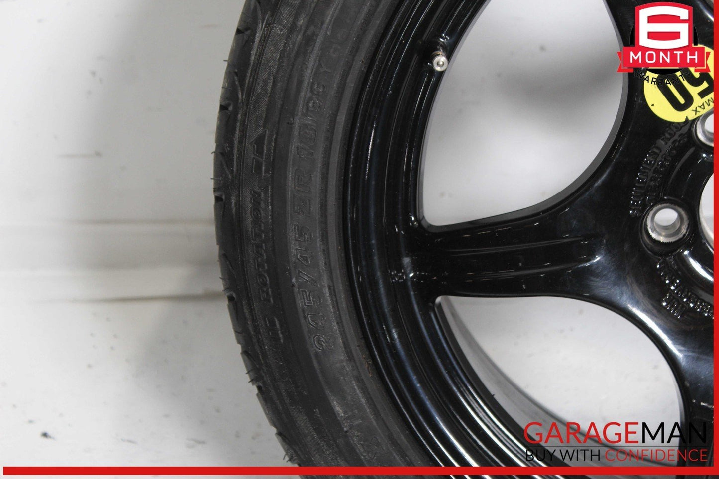 00-06 Mercedes W220 S600 S55 CL65 AMG Emergency Spare Wheel Tire Rim 8Jx18H2 OEM