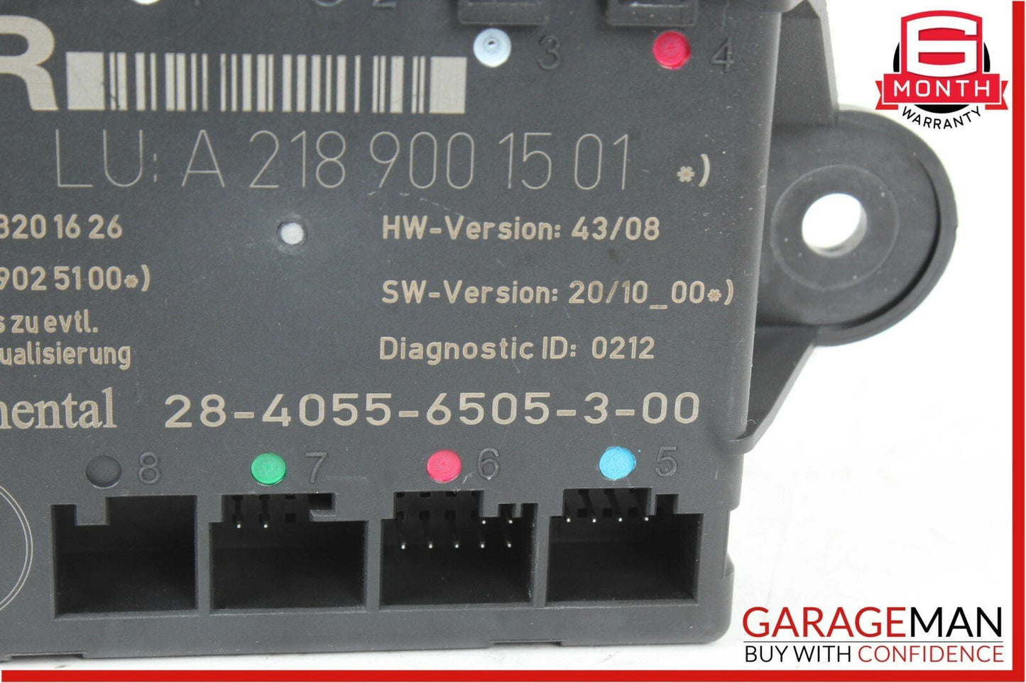 08-15 Mercedes W204 C250 C350 Rear Right Passenger Side Door Control Module OEM