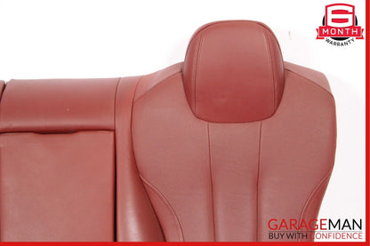 13-19 BMW 650i F06 Rear Top Upper Seat Cushion Cover Armrest Assembly Red OEM