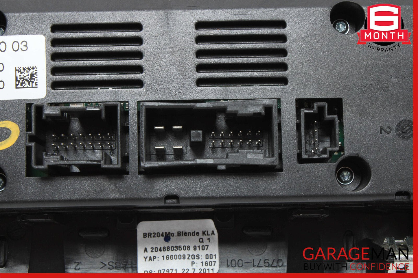 12-14 Mercedes W204 C250 C63 AC A/C Heater Climate Control Switch Trim OEM