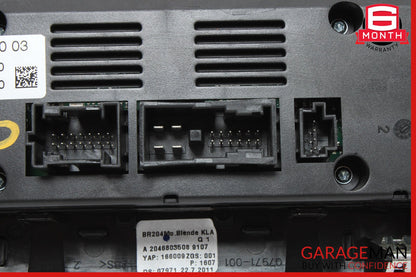 12-14 Mercedes W204 C250 C63 AC A/C Heater Climate Control Switch Trim OEM