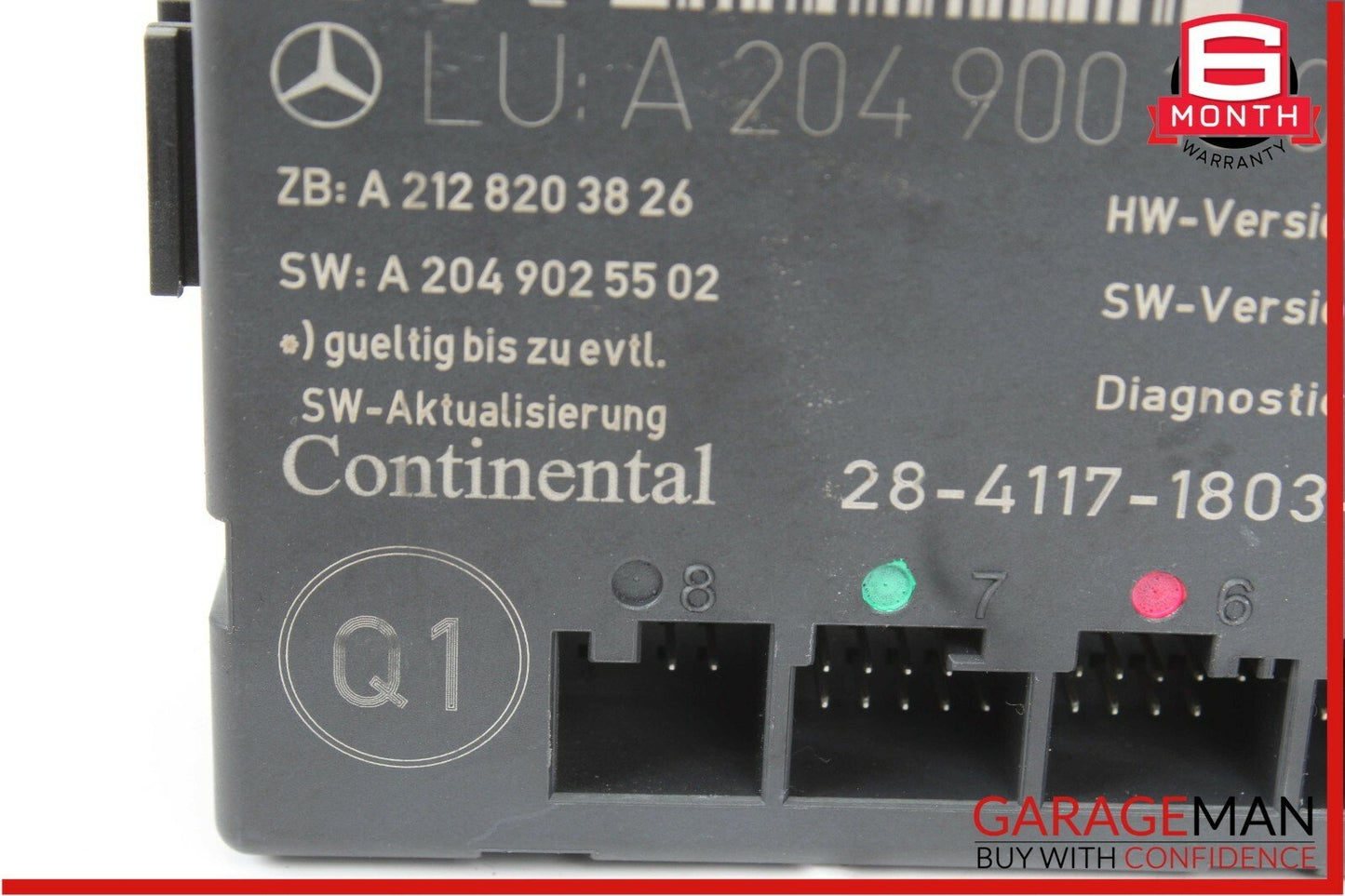 12-15 Mercedes W204 C250 Front Right Passenger Side Door Control Module Unit OEM