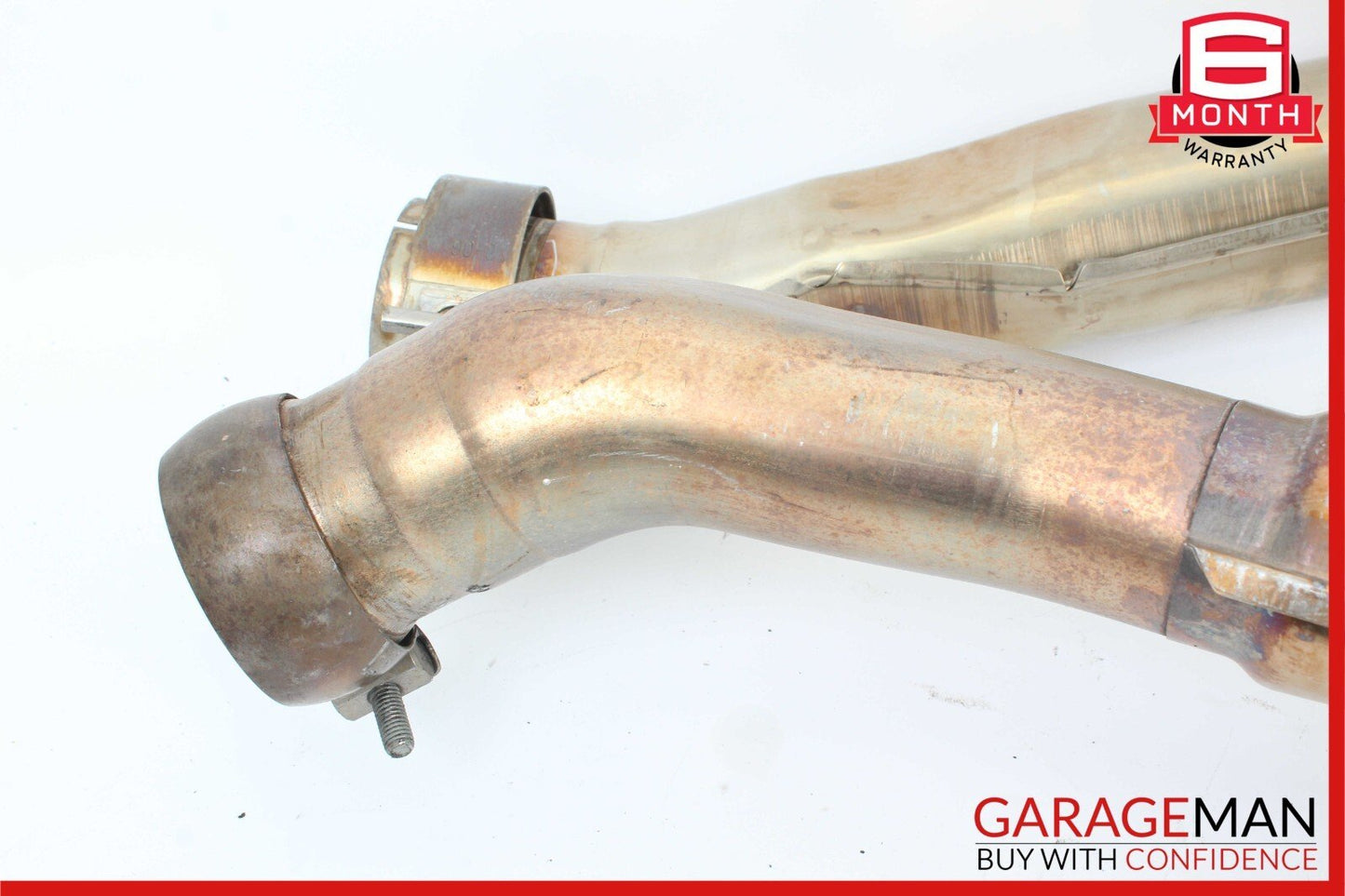 15-18 Ferrari California T Right & Left Side Exhaust Pipe Set of 2 Pc OEM