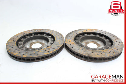 14-17 Maserati Ghibli Front Right & Left Side Brake Rotor Disc Set of 2 Pc AWD