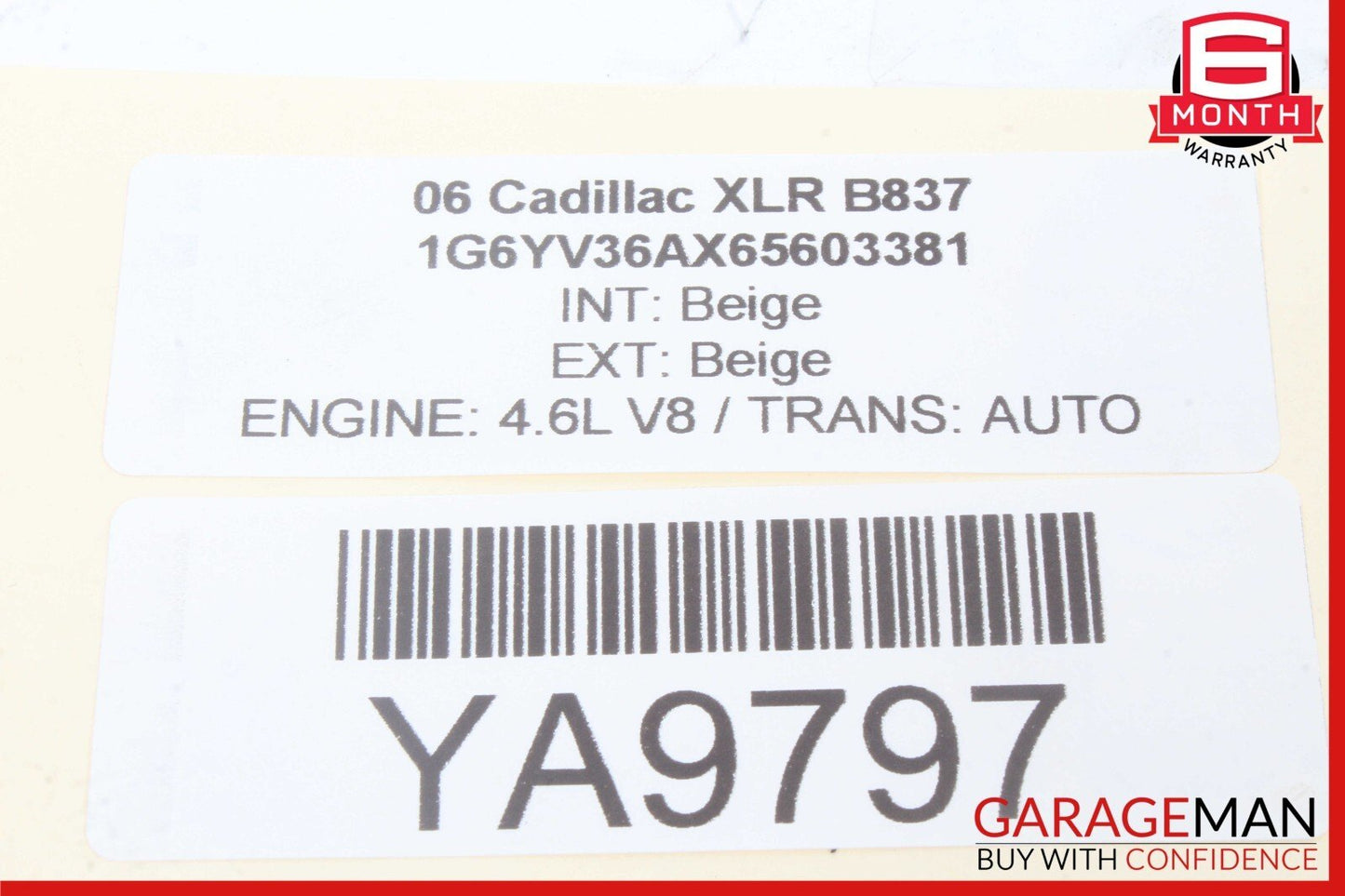 2006 Cadillac XLR TCU Transmission Control Module 24235496 OEM