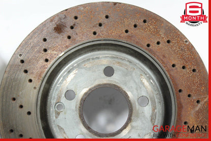 03-06 Mercedes R230 SL500 Front Left & Right Brake Rotors Disc Set of 2 Drilled