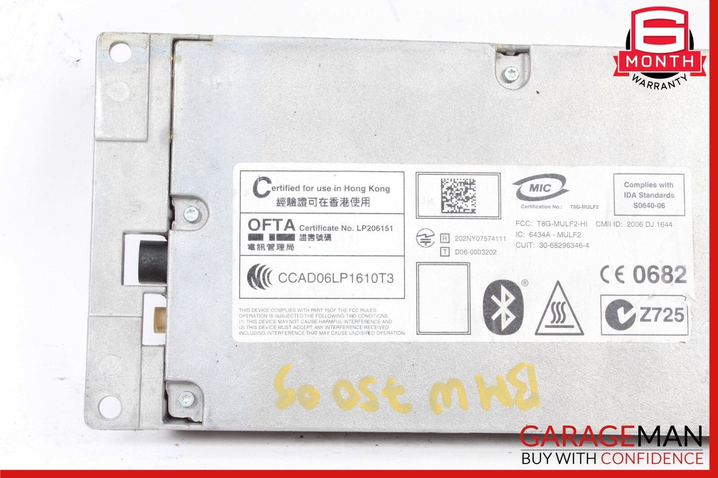 09-19 BMW 750i 650i Bluetooth Communication Control Module 84109207360 OEM