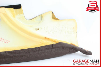 03-09 Mercedes W209 CLK350 Rear Left Driver Side Bolster Cushion Cover Brown OEM