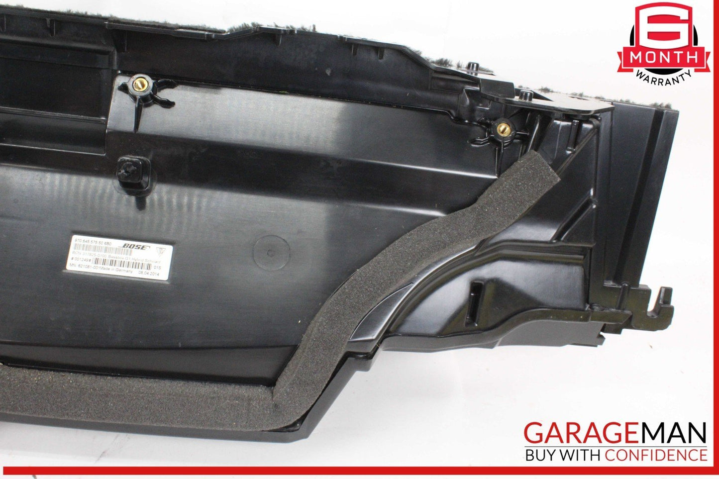 12-16 Porsche Panamera 970 E-Hybrid Trunk Subwoofer Speaker w/ Amplifier OEM