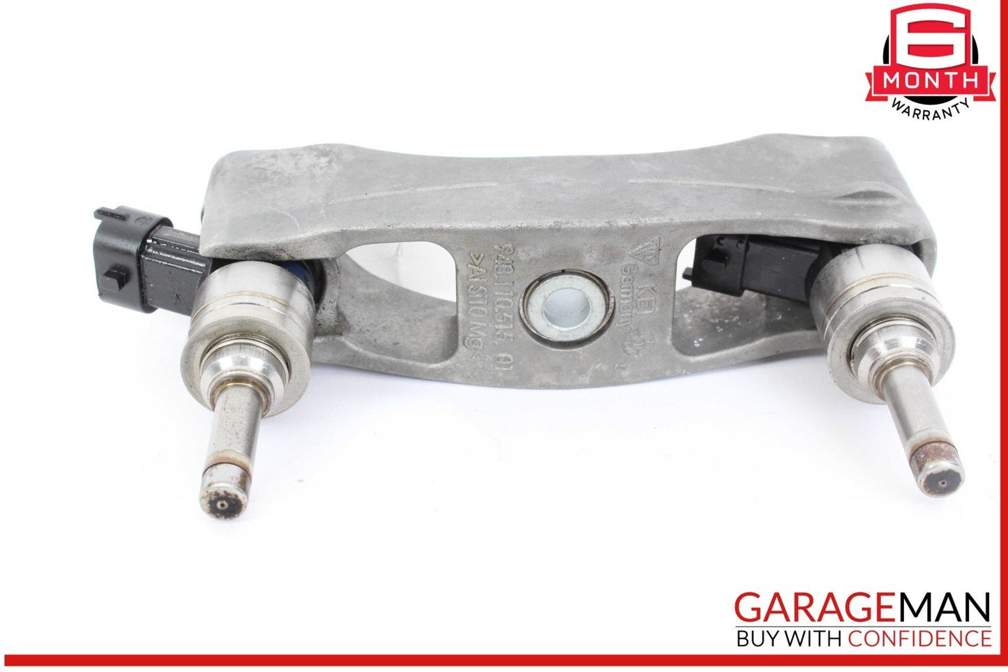 10-16 Porsche Panamera 970 Fuel Injector Rail Support Bracket Set w/ Injectors