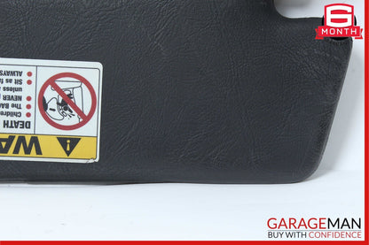 97-04 Mercedes R170 SLK230 Front Right Passanger Side Sun Visor Black OEM