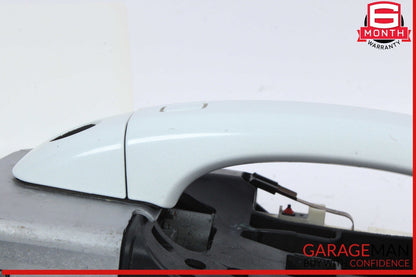 09-16 Audi A5 A4 Front Left Driver Side Exterior Door Handle White 8T1837885B