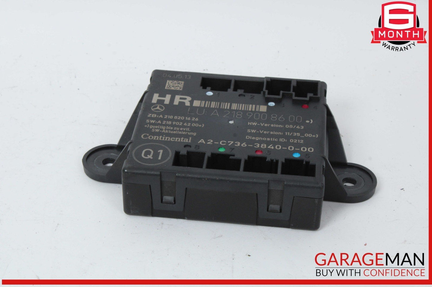 08-18 Mercedes W212 E350 C300 CLS550 Rear Right Side Door Control Module OEM