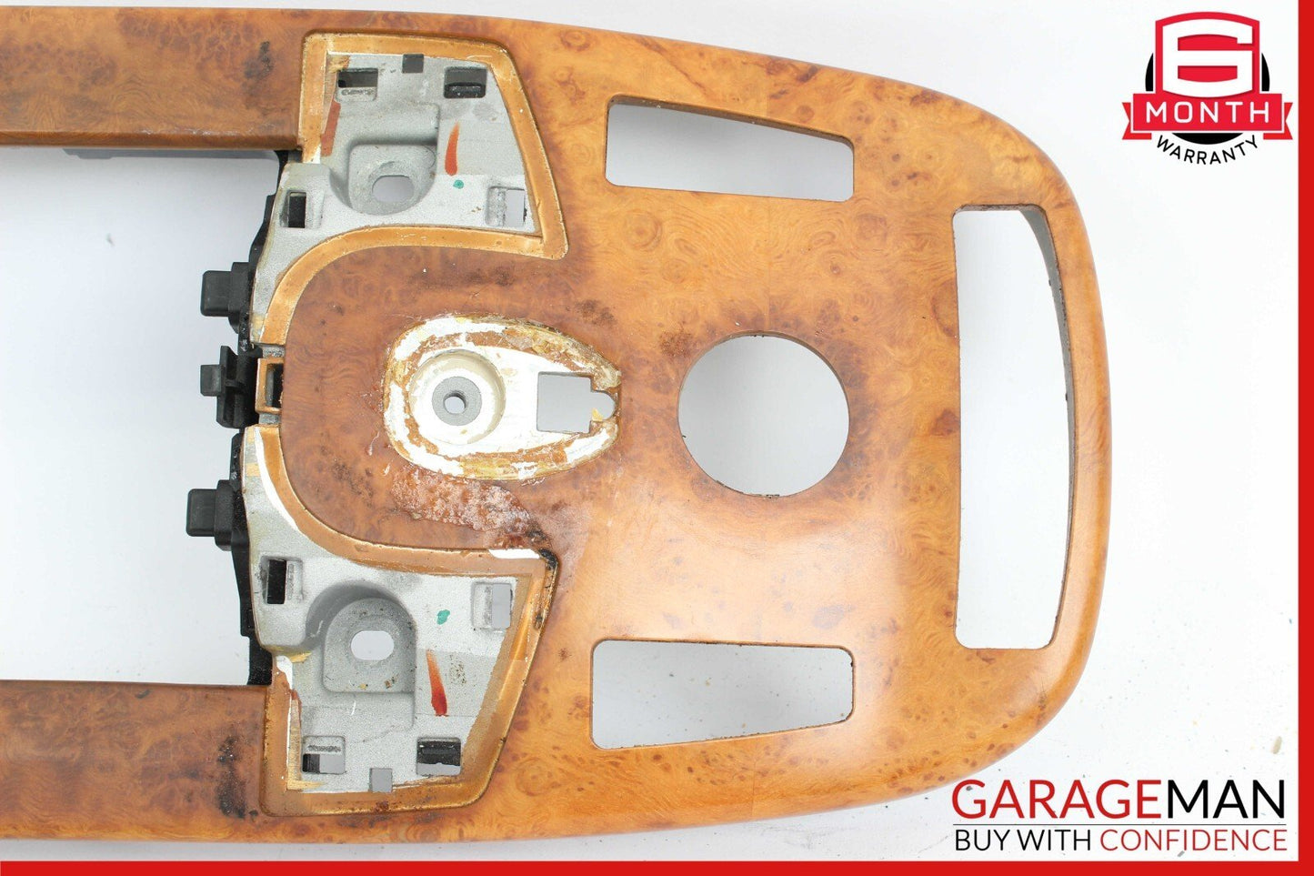07-09 Mercedes W221 S550 S65 AMG Center Console Trim Bezel Wood 2216800064 OEM