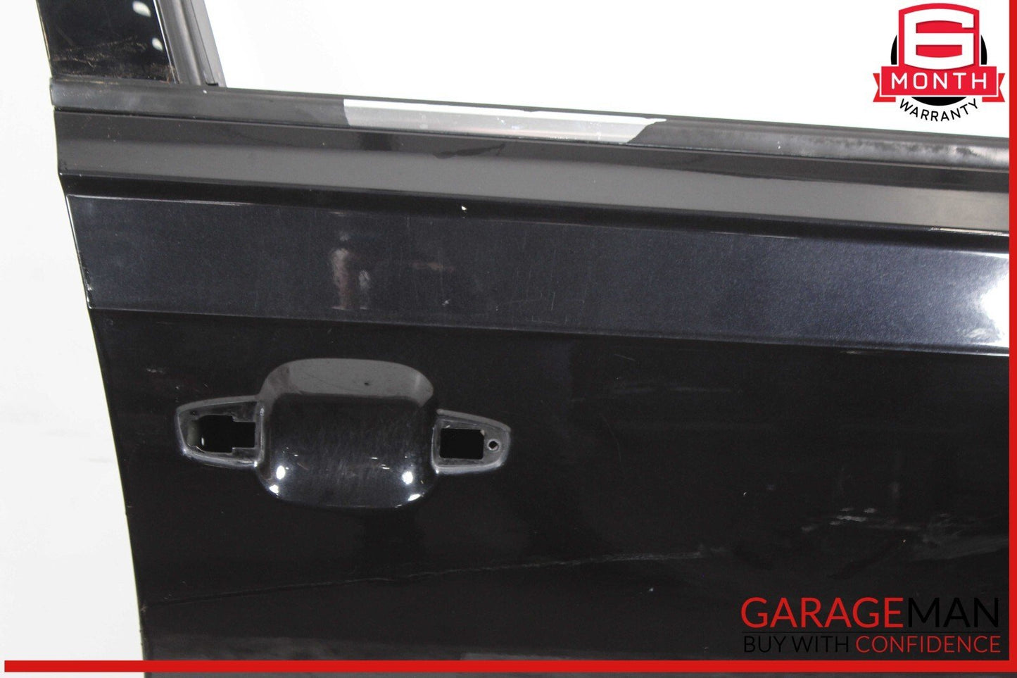 17-19 Audi Q7 Front Right Passenger Side Door Shell Black OEM