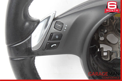 11-14 Porsche Cayenne 958 Steering Wheel w/ Paddle Shifters Black OEM