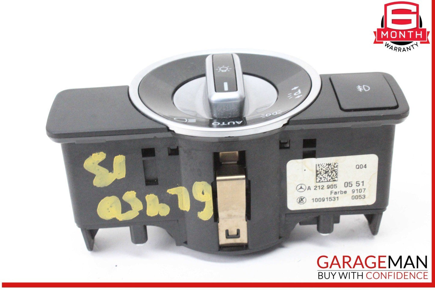 08-20 Mercedes X166 GL450 Headlight Fog Light Switch Control Module OEM