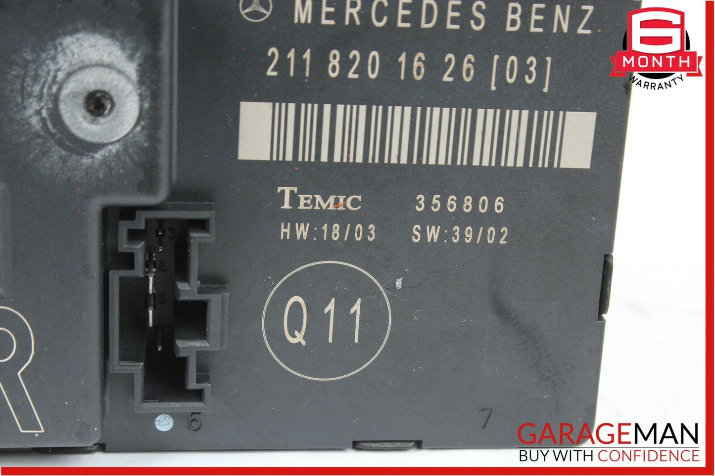03-06 Mercedes W211 E350 E500 Rear Right Passenger Side Door Control Module OEM