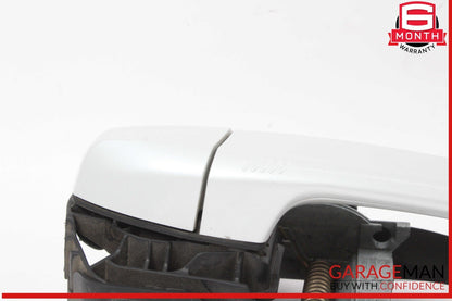 14-18 BMW X5 X6 Rear Left Driver Side Exterior Door Handle White OEM