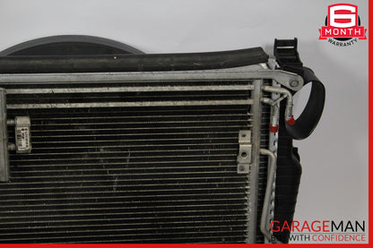 03-06 Mercedes R230 SL500 Engine Motor Cooling Radiator Fan Shroud A/C Condenser