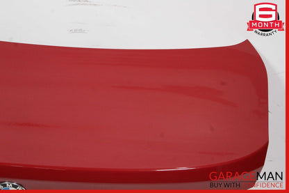 12-18 BMW F30 320i 328i Rear Trunk Lid Deck Shell Panel Cover Red OEM