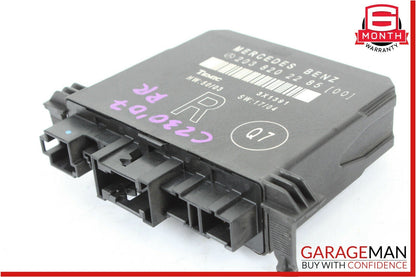 01-07 Mercedes W203 C230 C320 Rear Right Side Door Computer Control Module OEM