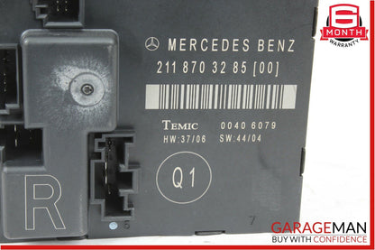 06-11 Mercedes W211 E350 E550 CLS550 Rear Right Side Door Controller Module Unit