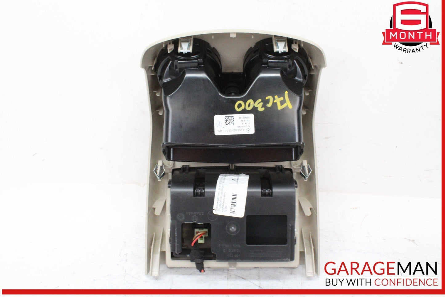 15-20 Mercedes W205 C300 Rear Center Console AC Air Vent Grille Trim Cover OEM