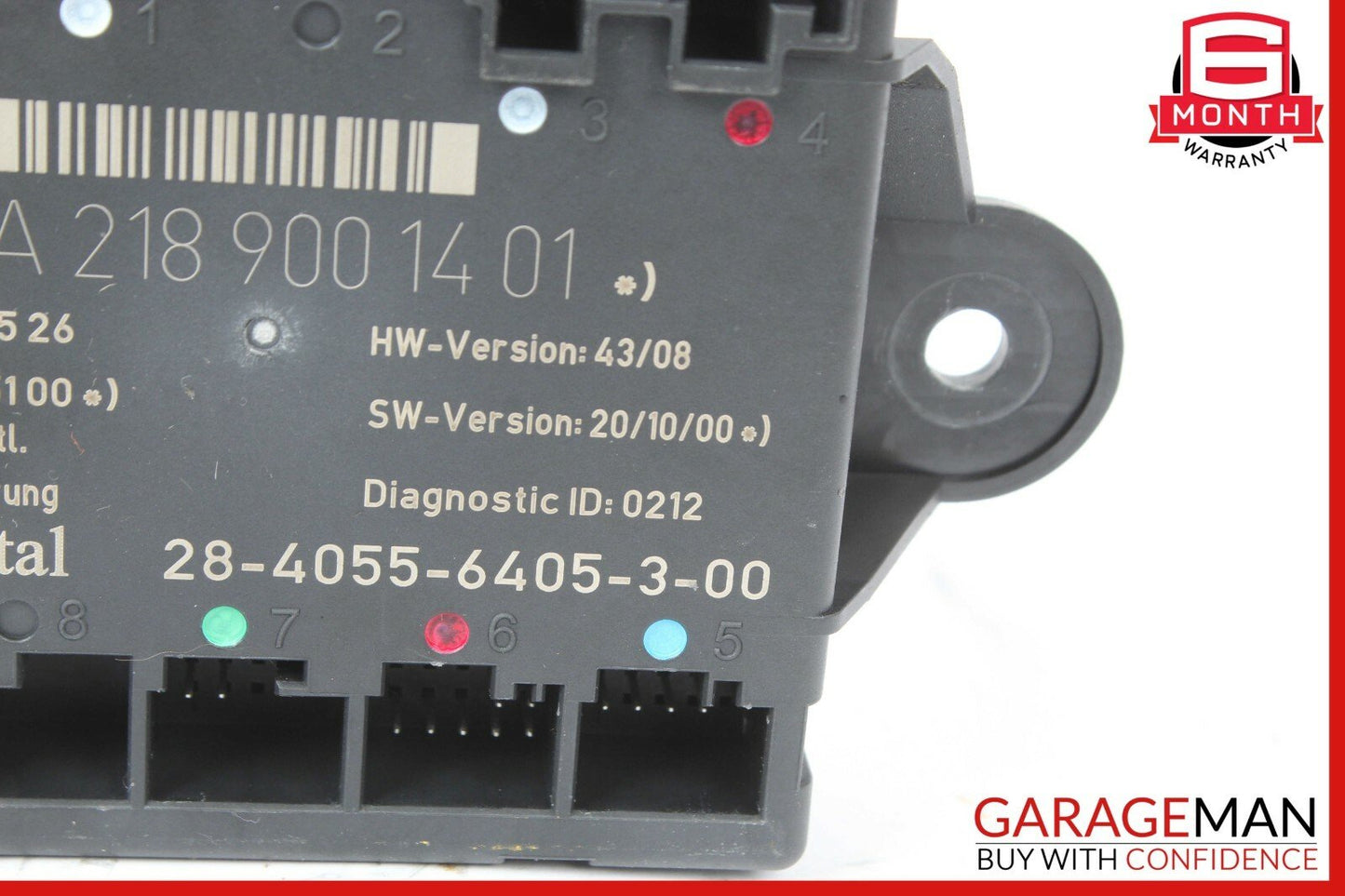 08-15 Mercedes W204 C250 Rear Left Driver Side Door Control Module Q1 OEM
