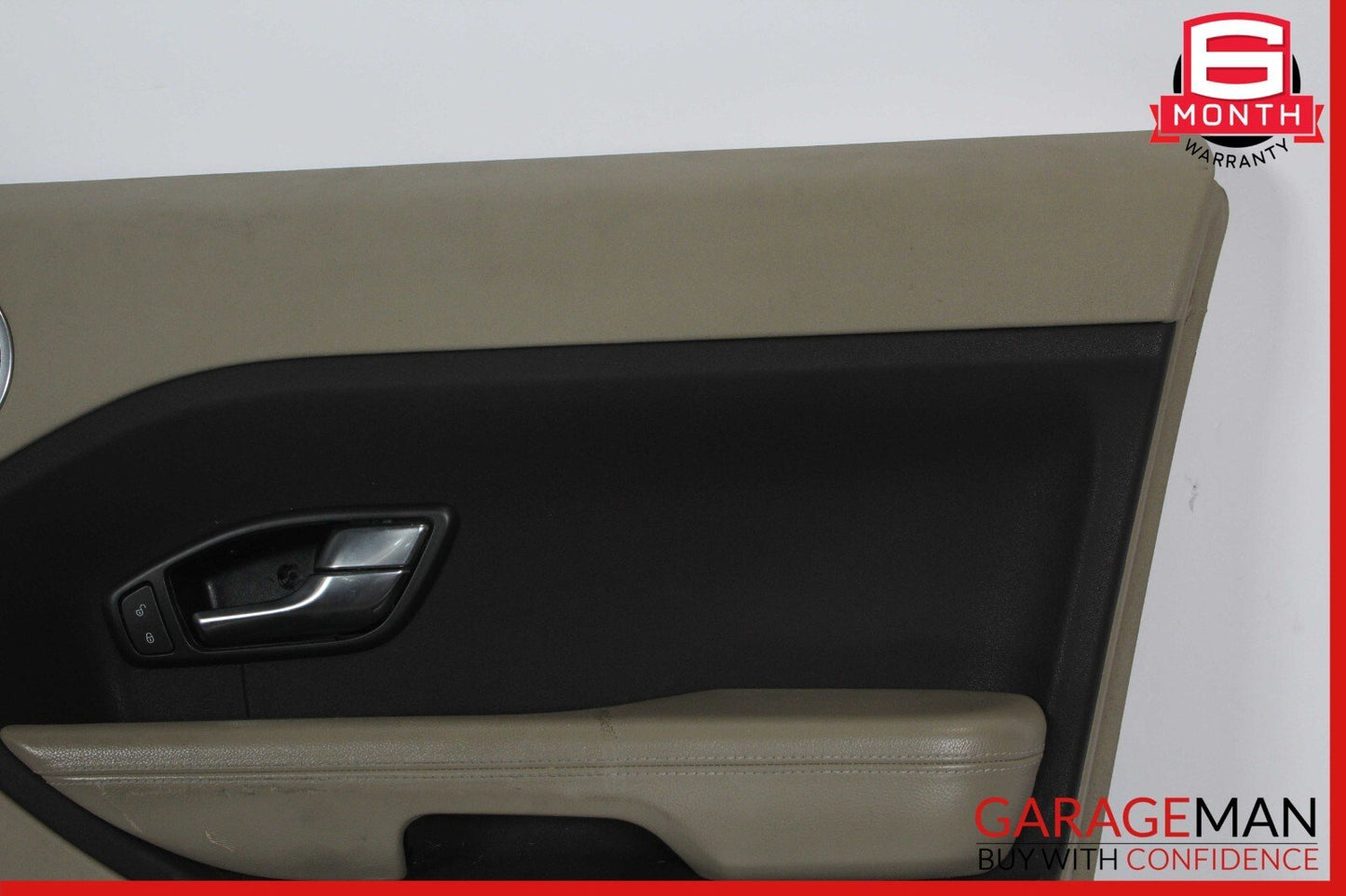 12-19 Land Rover Range Rover Evoque Front Right Interior Door Panel Assy Beige