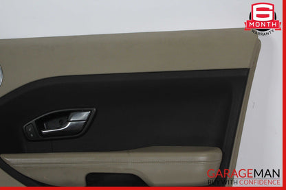 12-19 Land Rover Range Rover Evoque Front Right Interior Door Panel Assy Beige