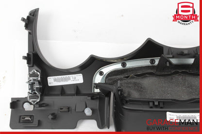 11-18 Porsche Cayenne 958 Steering Column Cover Trim Black OEM