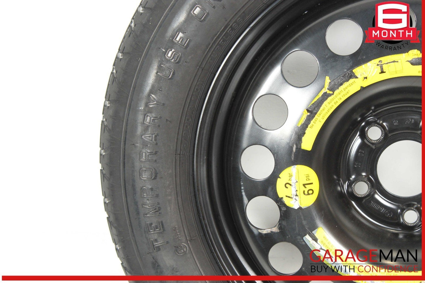 07-20 Mercedes X164 GL450 ML550 Emergency Spare Tire Wheel Donut Rim 18" 18 OEM