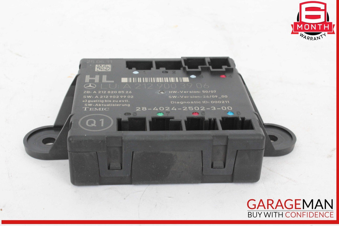 08-18 Mercedes W212 E350 Bluetec Rear Left Side Door Control Module OEM