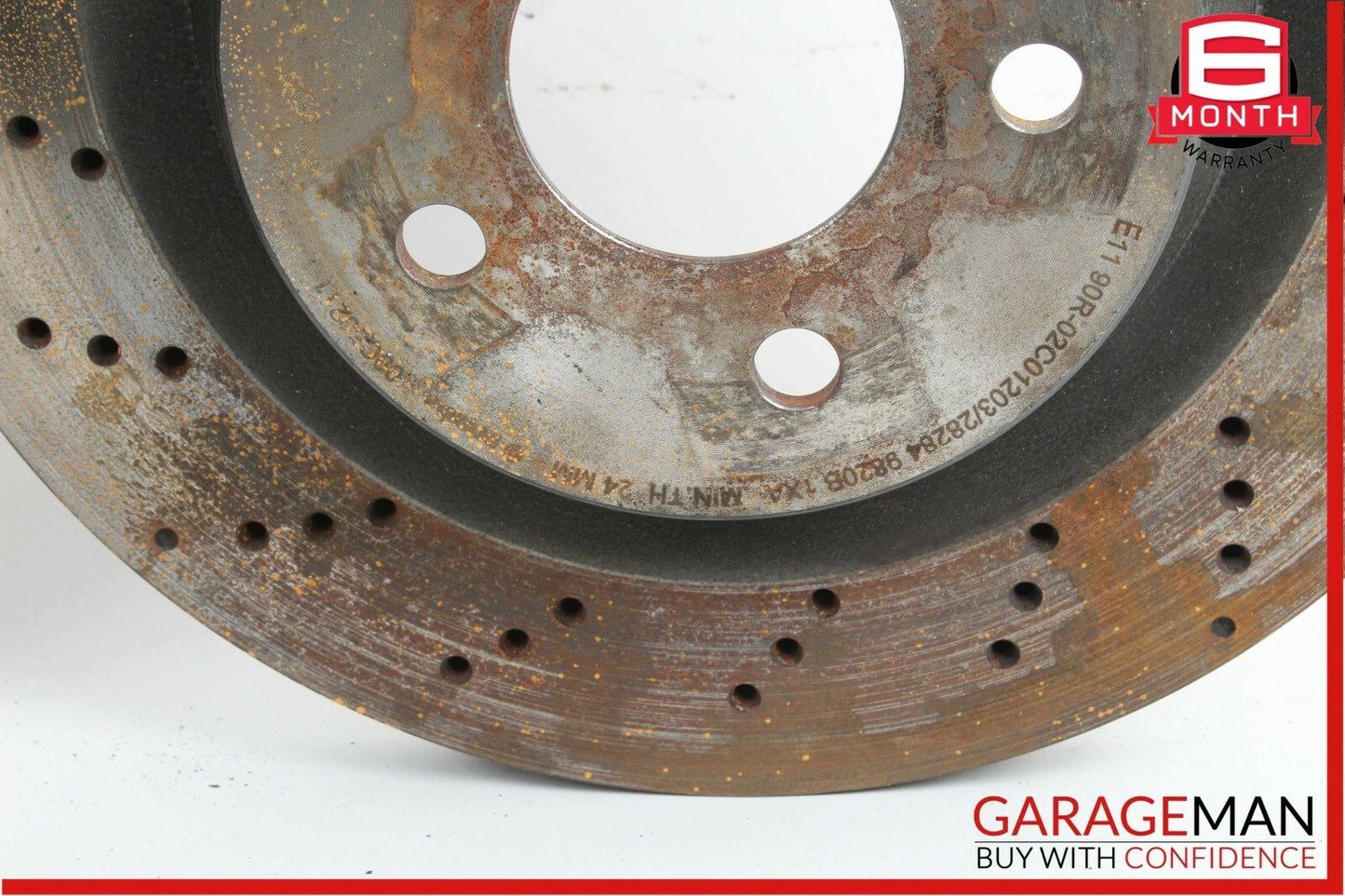 03-09 Mercedes W211 E350 AWD Brembo Rear Right & Left Side Brake Rotor Disc Set