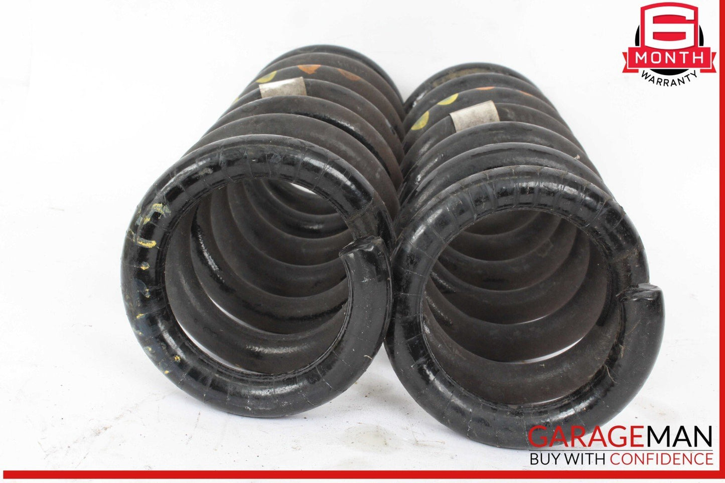 14-17 Maserati Ghibli Rear Right & Left Suspension Coil Spring Absorber Set OEM