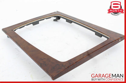 08-15 Mercedes W204 C280 C350 Center Console Gear Shift Trim Bezel Cover Wood