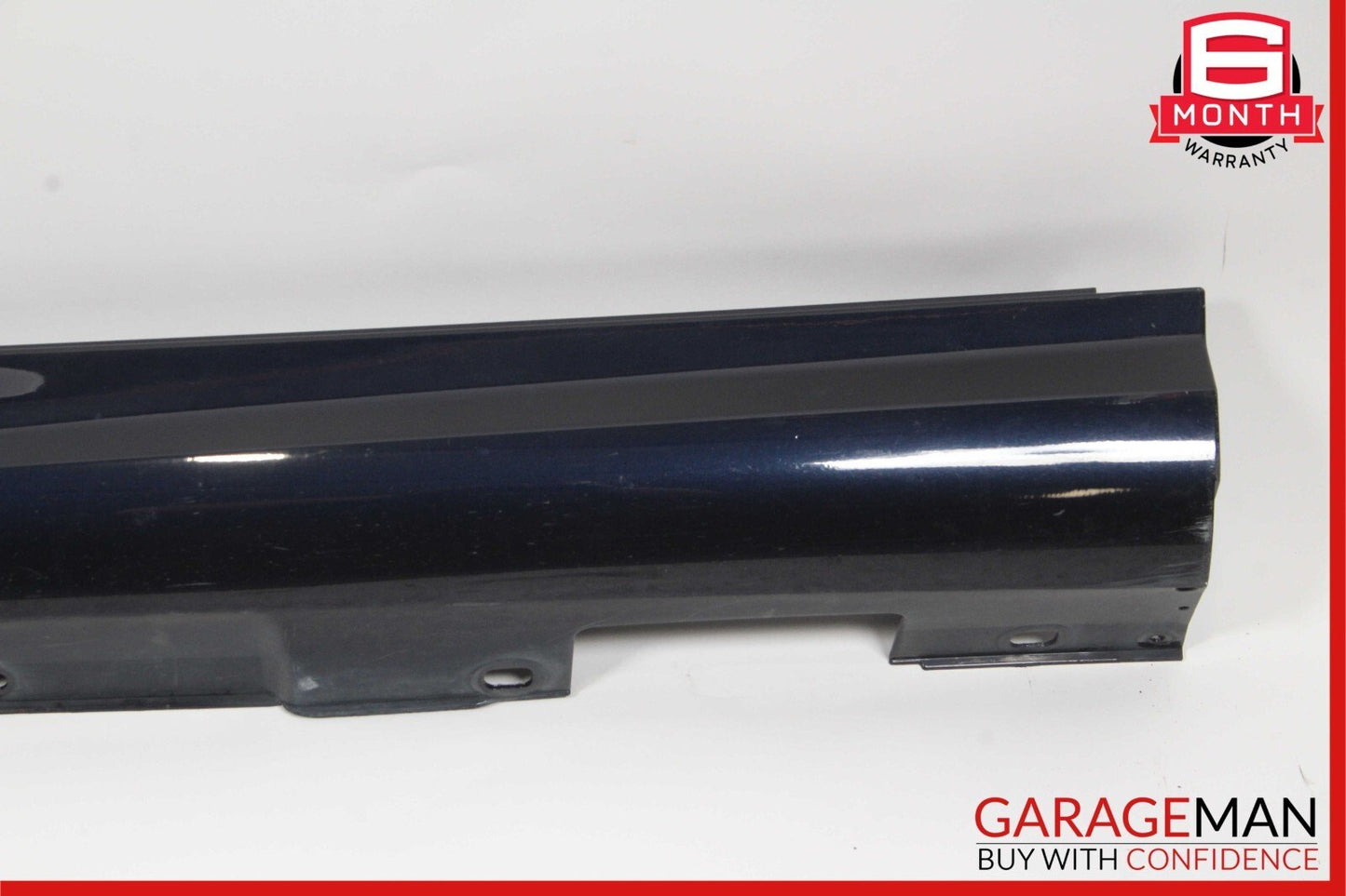 08-14 Mercedes W204 C250 AMG Sport Left Side Skirt Panel Rocker Moulding Blue