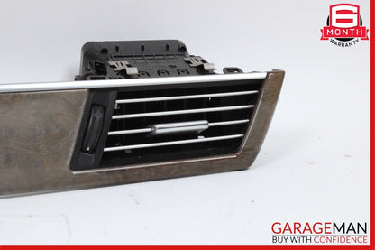 10-13 Mercedes W212 E350 E500 Dashboard Dash AC A/C Air Vent CenterÂ Trim Wood