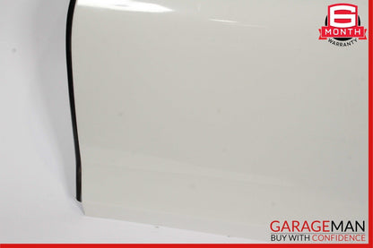 13-19 BMW 650i F06 Rear Left Driver Side Door Exterior Shell White OEM