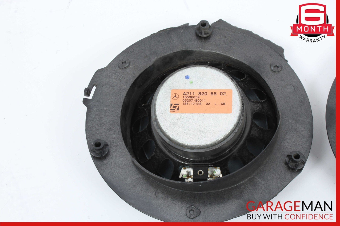 07-09 Mercedes W211 E350 E63 AMG Front Door Audio Sound Speakers Set of 2 Pc OEM