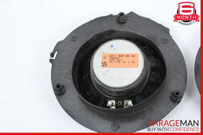 07-09 Mercedes W211 E350 E63 AMG Front Door Audio Sound Speakers Set of 2 Pc OEM